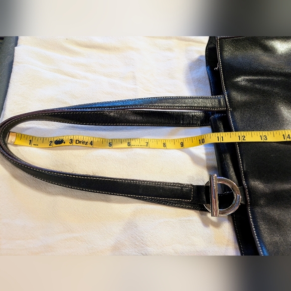 VTG 1990's Carolee Leather Tote - Picture 11 of 14